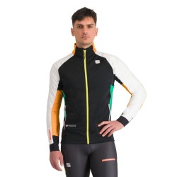 Treningsjakke Sportful Apex Jacket 2024 Svart/Hvit/Grønn/Gul